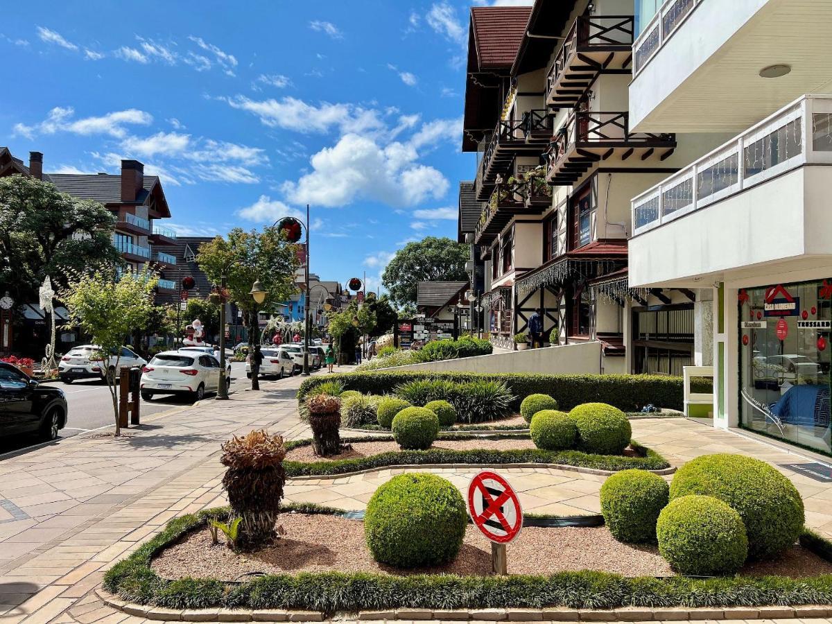 Apto 2Dorm 500M Rua Coberta By Achei Gramado Bagian luar foto
