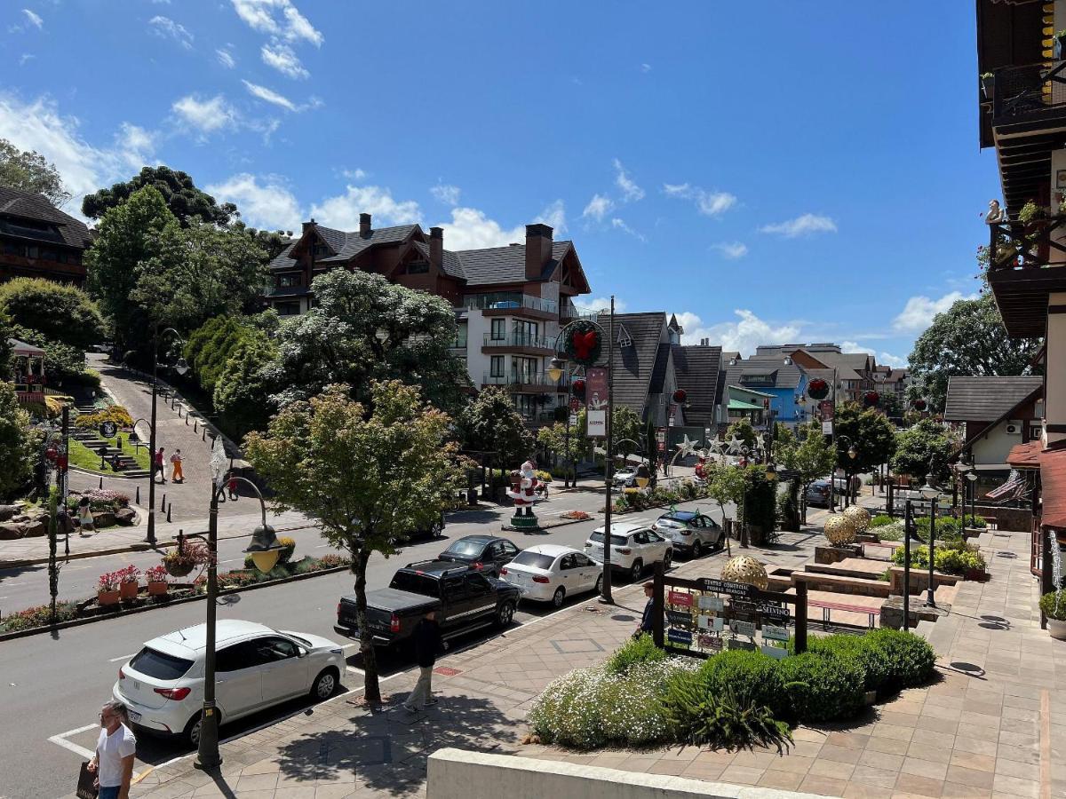 Apto 2Dorm 500M Rua Coberta By Achei Gramado Bagian luar foto